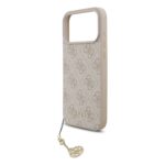 Guess 4G Charm MagSafe Hoesje iPhone 17 Pro Max – Roze - 3