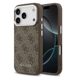 Guess 4G MagSafe Hoesje iPhone 17 Pro Max - Bruin