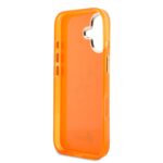 Guess IML 4G Script Metal Logo Hoesje iPhone 17 – Oranje - 5