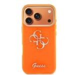 Guess IML 4G Script Metal Logo Hoesje iPhone 17 Pro Max – Oranje - 2