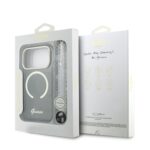 Guess IML Glitter Script Strap MagSafe Hoesje iPhone 17 Pro – Zwart - 6