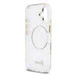 Guess IML Glitter Script Strap MagSafe Hoesje iPhone 17 – Transparant - 4