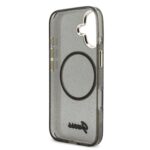 Guess IML Glitter Script Strap MagSafe Hoesje iPhone 17 – Zwart - 4