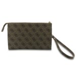 Guess PU 4G Metal Logo Handtas – Bruin - 3