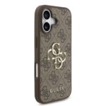 Guess PU 4G Metal Logo Hoesje iPhone 17 – Bruin - 3
