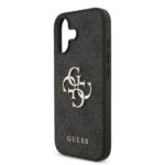 Guess PU 4G Metal Logo Hoesje iPhone 17 – Grijs - 4