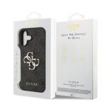 Guess PU 4G Metal Logo Hoesje iPhone 17 – Grijs - 6