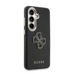 Guess PU 4G Resin Metal Logo Hoesje Samsung Galaxy S26 Plus – Zwart - 3