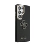 Guess PU 4G Resin Metal Logo Hoesje Samsung Galaxy S26 Ultra – Zwart - 3