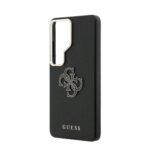 Guess PU 4G Resin Metal Logo Hoesje Samsung Galaxy S26 Ultra – Zwart - 4