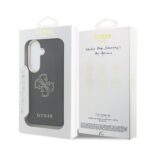 Guess PU 4G Resin Metal Logo Hoesje Samsung Galaxy S26 – Zwart - 6