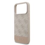 Guess PU 4G Stripe Hoesje iPhone 17 Pro Max – Roze - 4