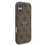 Guess PU Leather 4G MagSafe Hoesje iPhone 17 – Bruin - 3