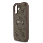 Guess PU Leather 4G MagSafe Hoesje iPhone 17 – Bruin - 4