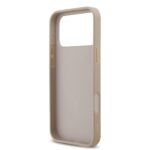 Guess PU Leather 4G MagSafe Hoesje iPhone 17 Pro Max – Roze - 5