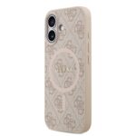 Guess PU Leather 4G MagSafe Hoesje iPhone 17 – Roze - 1