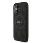 Guess PU Leather 4G MagSafe Hoesje iPhone 17 – Zwart - 1