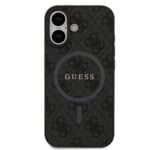 Guess PU Leather 4G MagSafe Hoesje iPhone 17 – Zwart - 2
