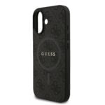Guess PU Leather 4G MagSafe Hoesje iPhone 17 – Zwart - 4