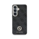 Guess PU Leather 4G Strass Logo Magnetisch Hoesje Samsung Galaxy S26 – Zwart - 2