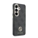 Guess PU Leather 4G Strass Logo Magnetisch Hoesje Samsung Galaxy S26 – Zwart - 3