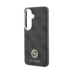 Guess PU Leather 4G Strass Logo Magnetisch Hoesje Samsung Galaxy S26 – Zwart - 4