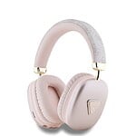 Guess PU Leather 4G Triangle Logo Draadloze Koptelefoon - Roze