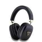 Guess PU Leather 4G Triangle Logo Draadloze Koptelefoon – Zwart Main Image