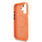 Guess PU Perforated 4G Logo MagSafe Hoesje iPhone 17 – Oranje - 5