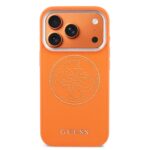 Guess PU Perforated 4G Logo MagSafe Hoesje iPhone 17 Pro - Oranje - afbeelding 3