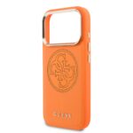 Guess PU Perforated 4G Logo MagSafe Hoesje iPhone 17 Pro - Oranje - afbeelding 5