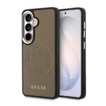 Guess PU Perforated 4G Logo Magnetisch Hoesje Samsung Galaxy S26 - Bruin