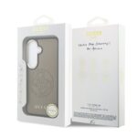 Guess PU Perforated 4G Logo Magnetisch Hoesje Samsung Galaxy S26 - Bruin - afbeelding 7