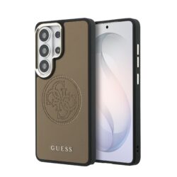 Guess PU Perforated 4G Logo Magnetisch Hoesje Samsung Galaxy S26 Ultra - Bruin