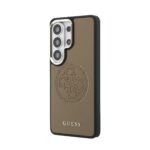 Guess PU Perforated 4G Logo Magnetisch Hoesje Samsung Galaxy S26 Ultra – Bruin - 1