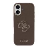 Guess PU Resin Logo Hoesje iPhone 17 – Bruin - 2