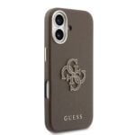 Guess PU Resin Logo Hoesje iPhone 17 – Bruin - 3