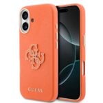 Guess PU Resin Logo Hoesje iPhone 17 - Oranje