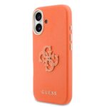 Guess PU Resin Logo Hoesje iPhone 17 – Oranje - 1