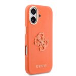 Guess PU Resin Logo Hoesje iPhone 17 – Oranje - 3