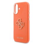 Guess PU Resin Logo Hoesje iPhone 17 – Oranje - 4