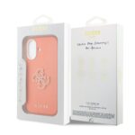 Guess PU Resin Logo Hoesje iPhone 17 – Oranje - 6