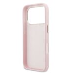 Guess PU Resin Logo Hoesje iPhone 17 Pro Max – Roze - 5