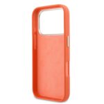 Guess PU Resin Logo Hoesje iPhone 17 Pro Max – Oranje - 5