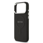 Guess PU Saffiano MagSafe Hoesje iPhone 17 Pro Max – Zwart - 4