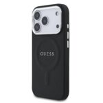 Guess PU Saffiano MagSafe Hoesje iPhone 17 Pro – Zwart - 1
