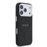 Guess PU Saffiano MagSafe Hoesje iPhone 17 Pro – Zwart - 3