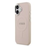 Guess PU Saffiano MagSafe Hoesje iPhone 17 – Roze - 1