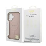 Guess PU Saffiano MagSafe Hoesje iPhone 17 – Roze - 6