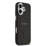 Guess PU Saffiano MagSafe Hoesje iPhone 17 – Zwart - 3
